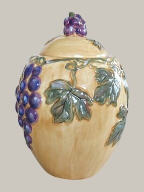 Meritage by Noble Excellence Ceramic Lidded Jar - 9" Tall